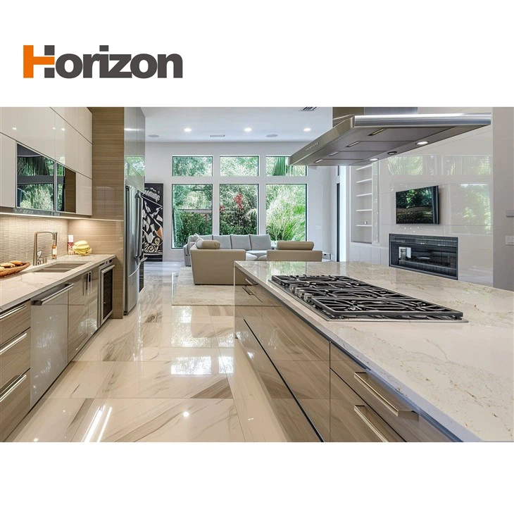 Wholesale Quartz Stone Calacatta Synthetic Translucent Quartz Slab